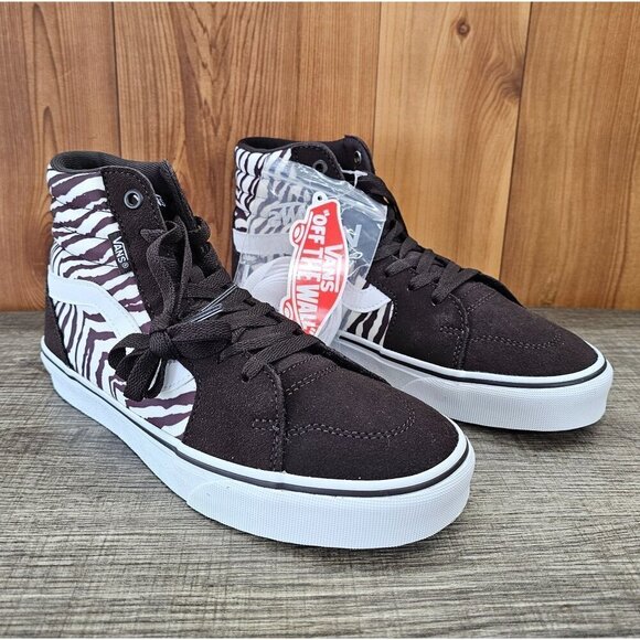 Vans Filmore Hi Satin Tiger Brown Women's Shoes Size 7.5 - Picture 2 of 10